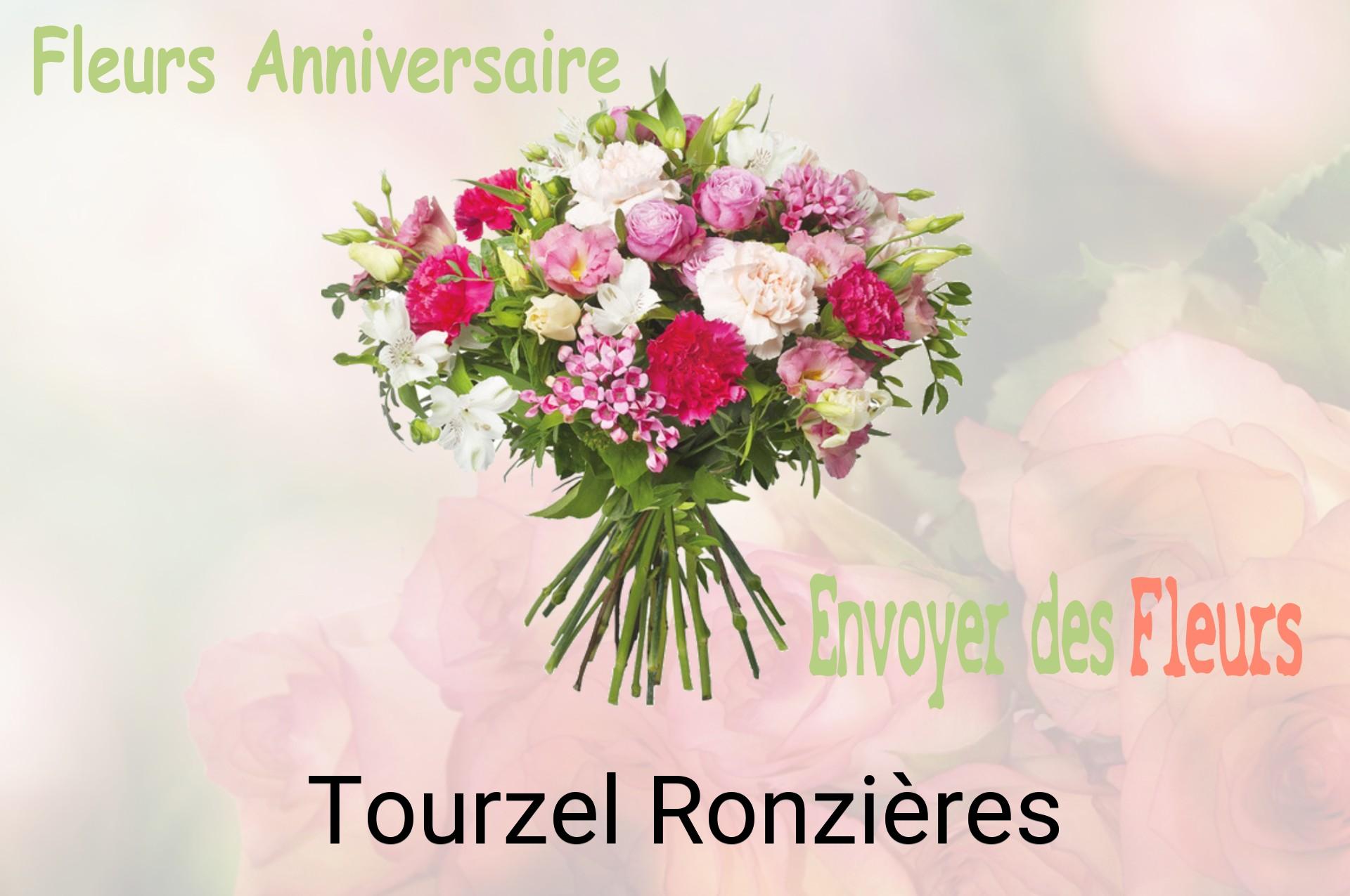 Bouquet de fleurs d’anniversaire livré à Tourzel-Ronzières
