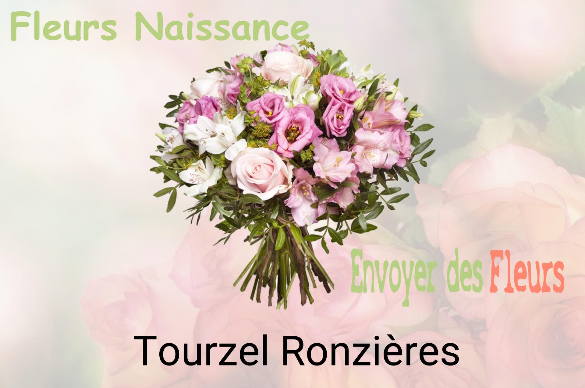 Bouquet de fleurs de naissance livré à Tourzel-Ronzières